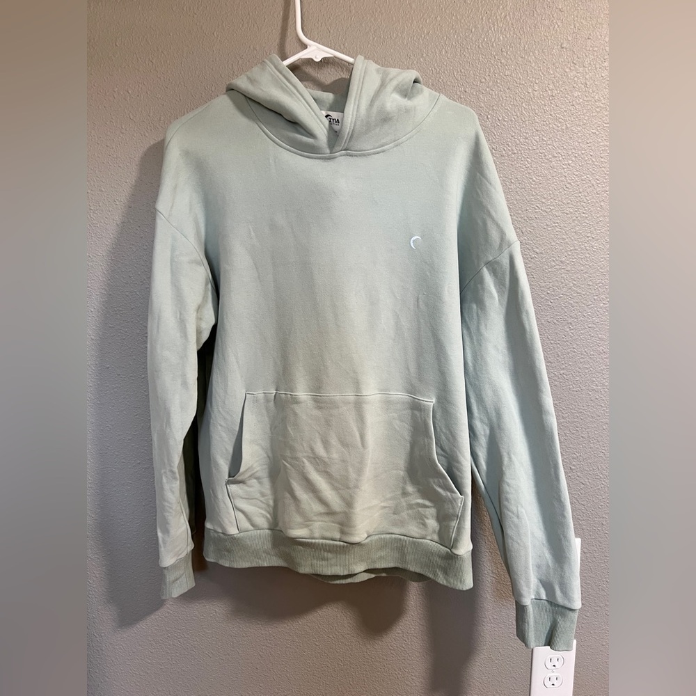 Zyia Relaxation Hooded Sweatshirt - Light Sage